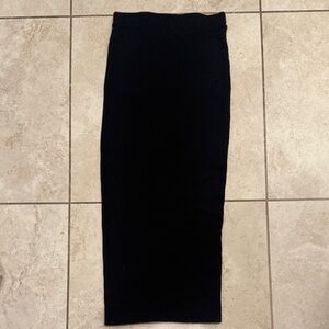 Elegant Black Pencil Skirt